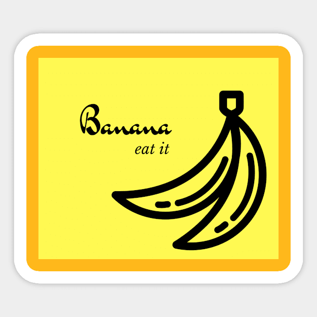 Banana Eat It Sticker by mm814